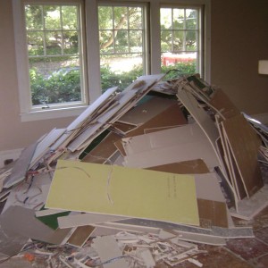 Demolition has begun