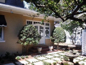 Doorway to garden